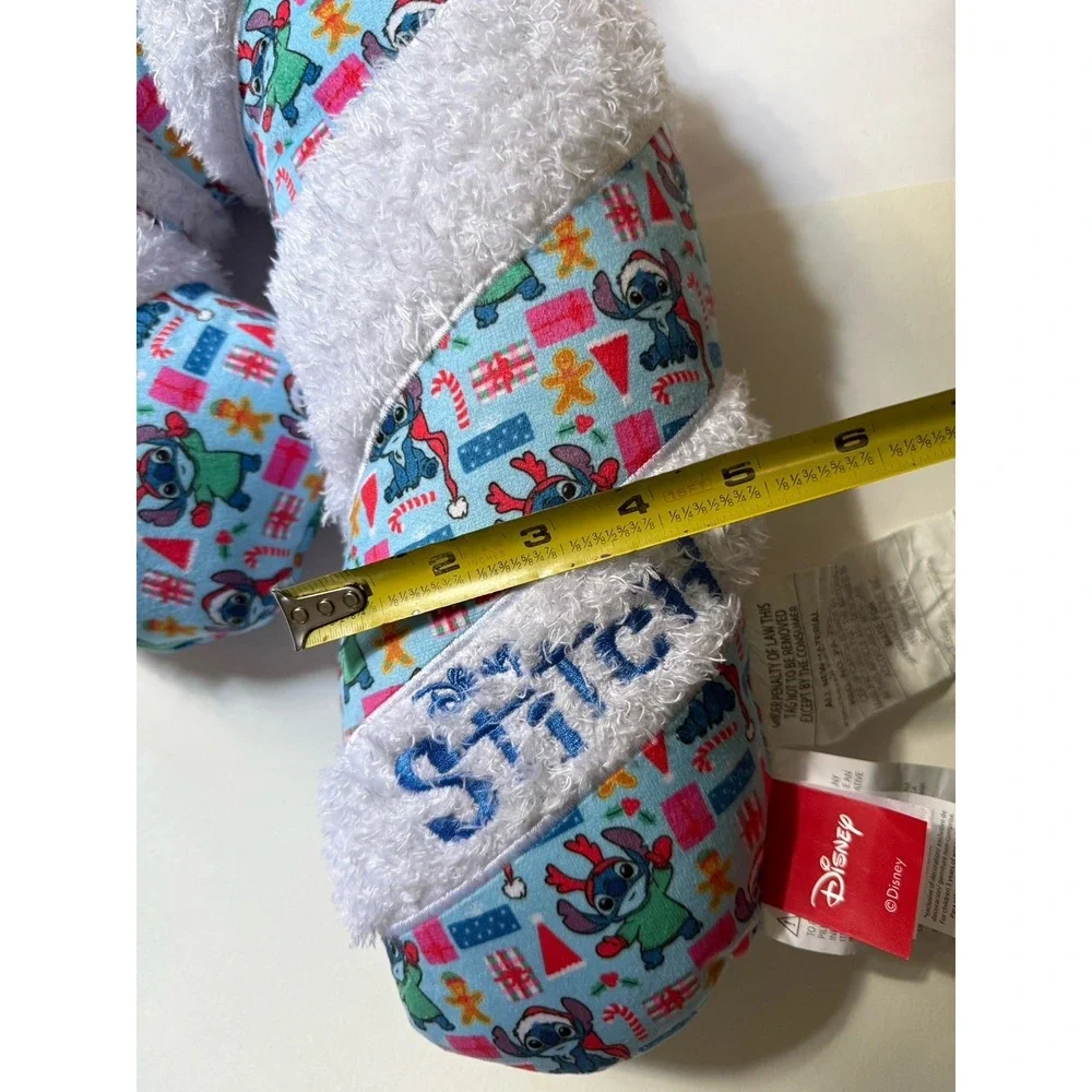 NWT Disney‎ Stitch Christmas Candy Cane Plush Decorative Pillow Holiday